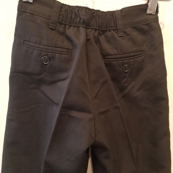 George Boy's Black Dress Pants Comfortable Elastic Waist Women's Size 6 Regular - Picture 4 of 8
